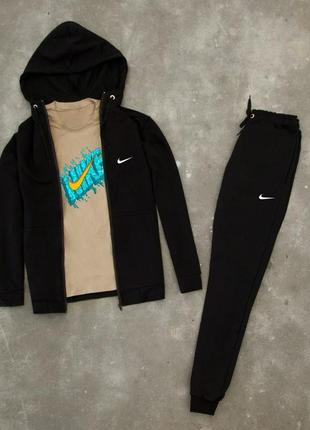 Мужской спортивный трикотажный костюм чоловічий спортивний костюм nike
