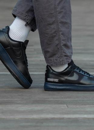 Nike air force gore-tex black\blue4 фото