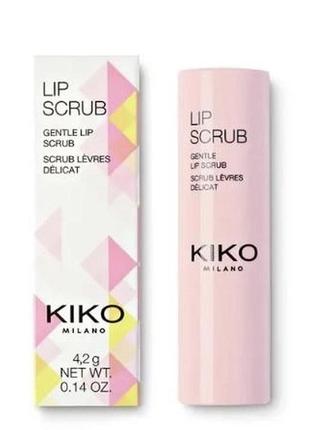 Скраб для губ kiko milano gentle lip scrub