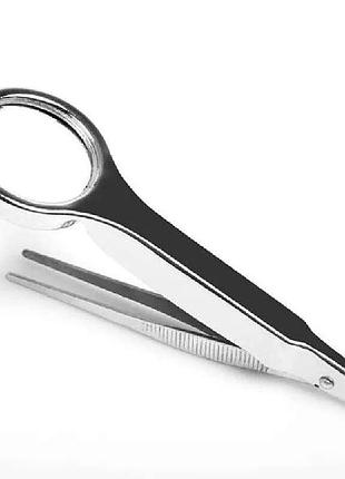 Пинцеты с перхотью для увеличения 10х - просто и удобно.