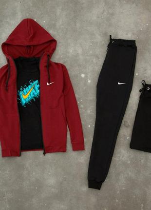 Мужской спортивный трикотажный костюм чоловічий спортивний костюм nike
