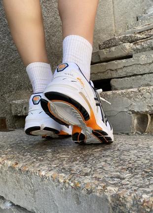 Женские кроссовки asics шипованые gel-1090 white blue orange 36-37-38-39-40-414 фото