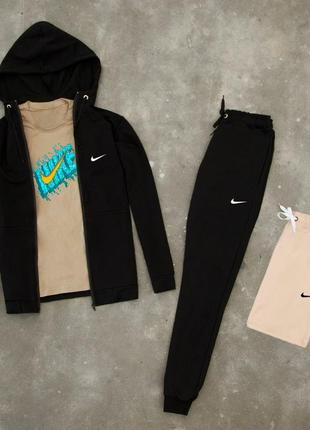 Мужской спортивный трикотажный костюм чоловічий спортивний костюм nike