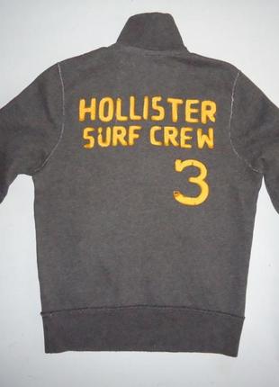 Кофта толстовка hollister california surf crew серая (s)2 фото