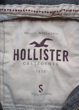 Кофта толстовка hollister california surf crew серая (s)5 фото