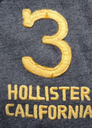 Кофта толстовка hollister california surf crew серая (s)