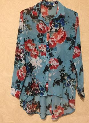 Подовжена блуза туніка