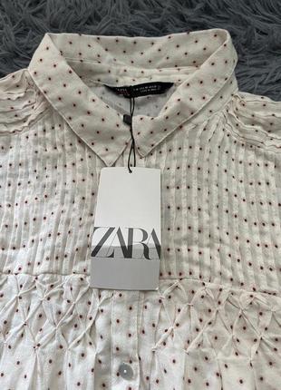 Zara стильное платье в горошек, новое с биркой4 фото