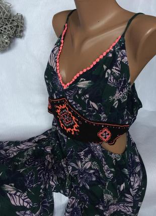 Шикарний крутий легкий комбінезон плаття для відпочинку3 фото