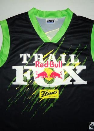 Веломайка ixs trail fox red bull cycling sleeveless jersey безрукавка mtb black (l)3 фото