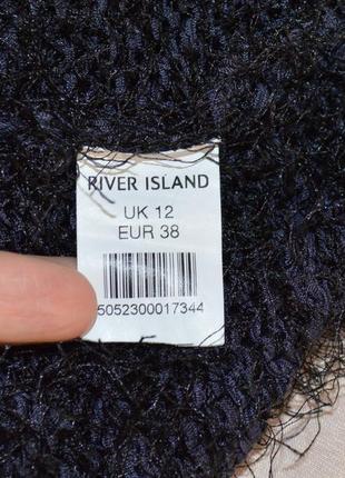 Брендовый теплый кардиган накидка с карманами "травка" river island акрил6 фото