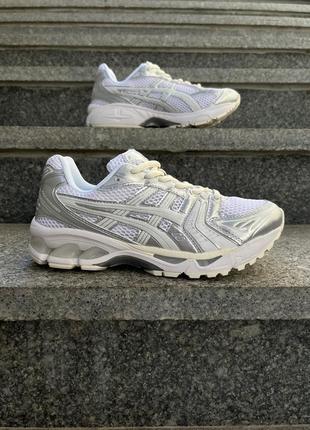 Мужские кроссовки asics gel-kayano 14 white silver 42-43-44-451 фото