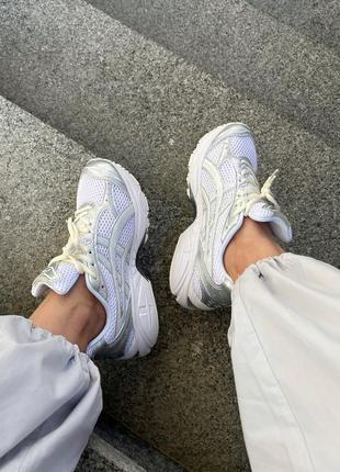 Мужские кроссовки asics gel-kayano 14 white silver 42-43-44-455 фото