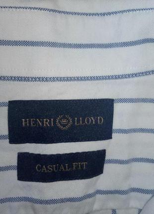 Рубашка оксфорд в полоску 'henri lloyd' 48-50р4 фото