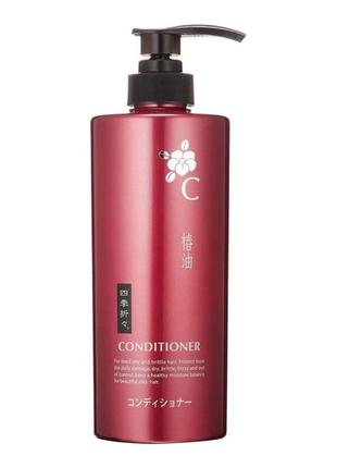 Регенеруючий кондиціонер kumano tsubaki red camellia oil conditioner 600 мл (4513574017252)