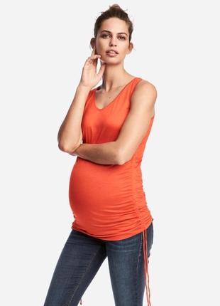 Вискозный топ майка для беременных h&m, s1 фото
