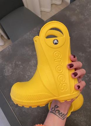 Резиновые сапоги crocs3 фото