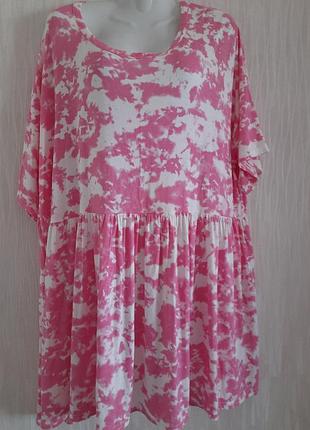 Блузка туніка віскоза трикотаж   20/48 розміру