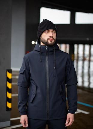 Куртка softshell "intruder" синя