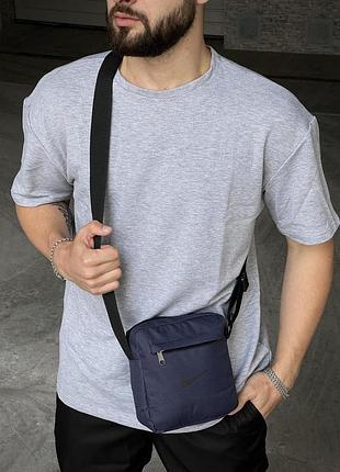 Барсетка nike синя маленька 4