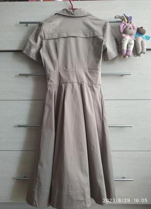 Платье сафари, фирма bovona, размер s,4 фото