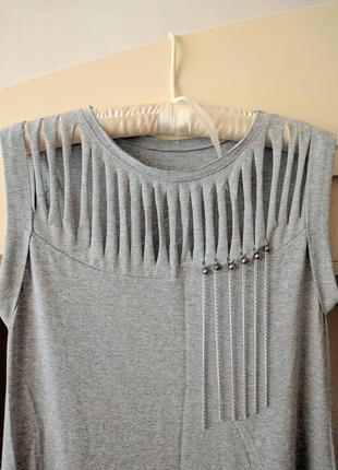 Платье длинное с карманами 8