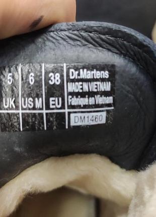 Натуральная кожа и мех! черевики dr. martens ботинки зима мартинсы9 фото