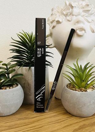 Оригинальный make up factory ultra precision brow liner подводка для бровей 07 taupy brown оригигинал карандаш для бровей1 фото