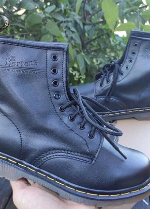 Натуральная кожа! черевики dr. martens ботинки зимние мартинсы6 фото