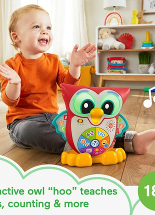 Інтерактивна сова фішер-прайс linkimals interactive learning toy owl