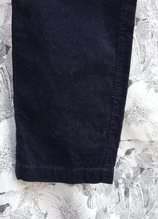 Микро-вельветовые, классные брюки в стиле мом, с защипами5 фото