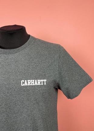 Carhartt wip чоловіча футболка кархартт кархарт логотип3 фото