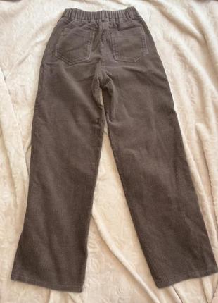 Коричневые вельветовые брюки / бархатные брюки / прямые брюки / стильные брюки old money2 фото