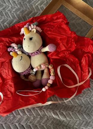 Дитячі іграшки єдиноріг. подарунковий набір для дівчинки2 фото