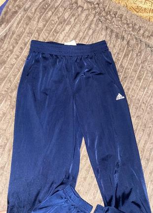 Синие  спортивные штаны adidas женские xs-s2 фото
