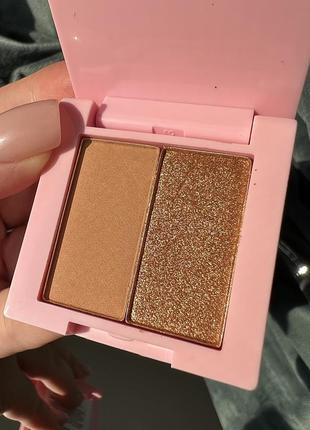 Тіні для повік sweet street eyeshadow duo in revi + sun