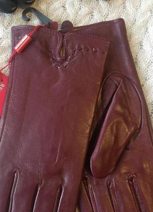 Перчатки женские кожаные на подкладке. на размер l-xl10 фото