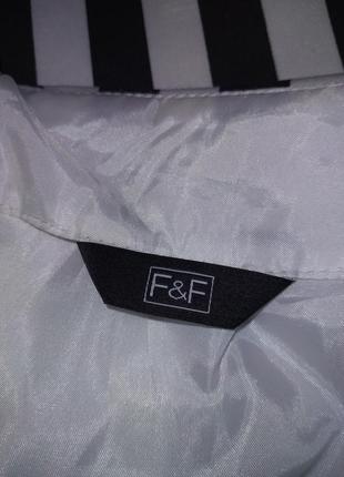 Новая юбка черно-белая в полоску короткая f&amp;f3 фото