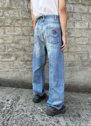 Винтажные потертые джинсы carhartt texas