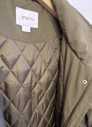 Парка хаки в идеальном состоянии, удобная