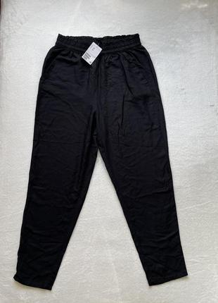 Новые штаны на резинке h&m, тонкие вискоза джоггеры р.383 фото