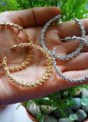 Сережки кільця сріблясті сережки сережки круглі7 фото