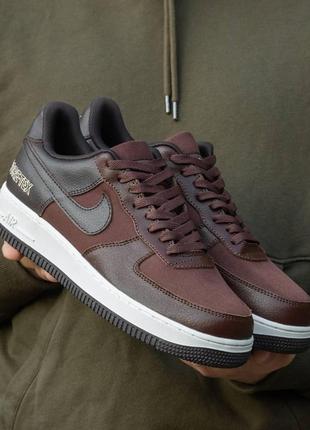 Мужские кроссовки nike air force gore-tex brown 40-41-43-44