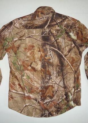 Сорочка deerhunter realtree cotton камуфляж ліс для полювання (m-l)2 фото