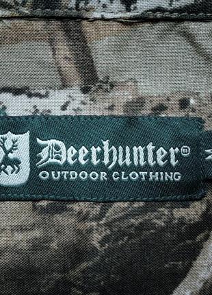 Сорочка deerhunter realtree cotton камуфляж ліс для полювання (m-l)5 фото