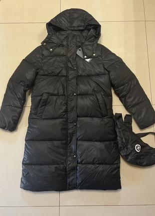 Зимова куртка водонепроникна з сумкою3 фото