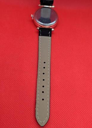 Стильные женские черные часы ➕ подарок женский браслет8 фото