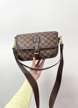 Сумочка louis vuitton diane brown chess