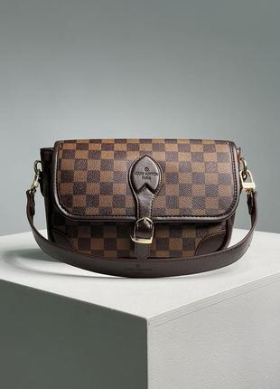 Сумочка louis vuitton diane brown chess2 фото