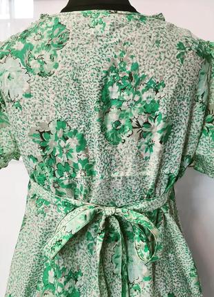 Невероятное прекрасное нежное мыло великолепное винтажное платье ретро винтаж фотосессии стиль ампир цветочный принт цветы6 фото